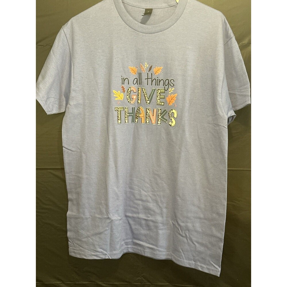 "In All Things Give Thanks" Graphic T-Shirt